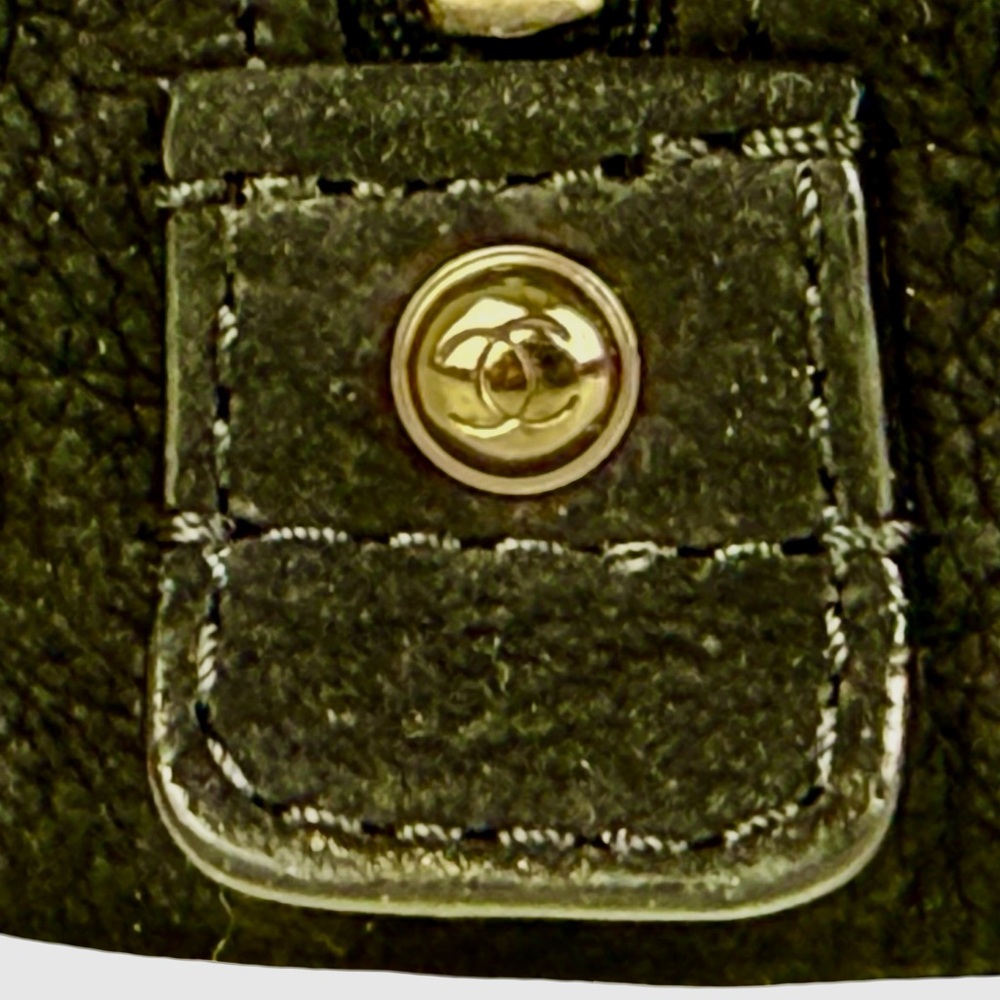 CHANEL TIMELESS CLASSIC DARJEELING FLAP BAG IN BLACK CHANEL NUBUCK LEATHER - Picture 8 of 14